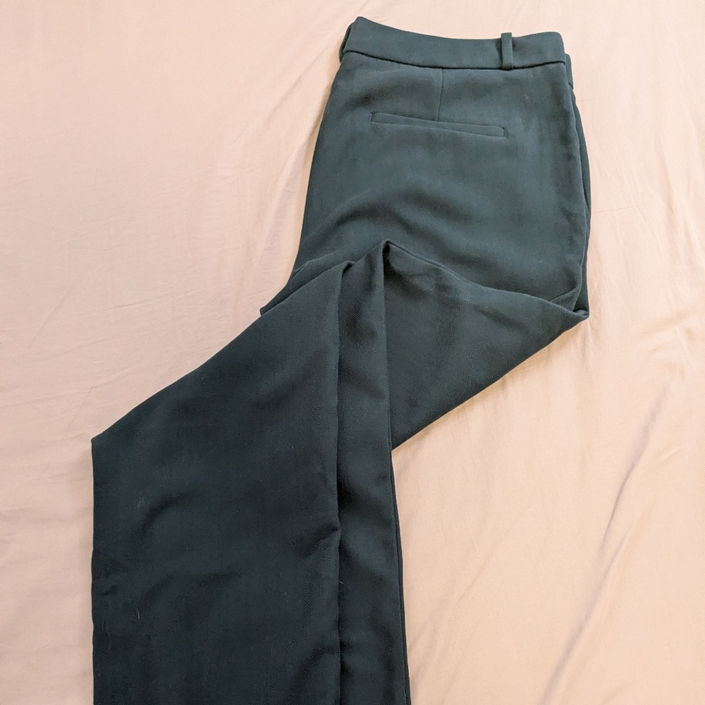 Banana Republic Ryan Fit Pants Size 8 Dark Teal - Picture 6 of 7